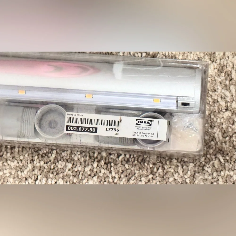IKEA Striberg 26” Automatic Motion Silver LED Closet or Pantry Light (#B)